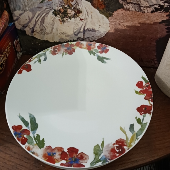 🍅🥪4 Tabletops Galler Plates 11”×2"🍛🍲 Hand Painted Set,NICE GIFT.🥙🥞🍱🎁 - Picture 13 of 14